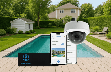 Pool Camera Security System Pool Angel - AI Pool Safety Camera $1,269 USD